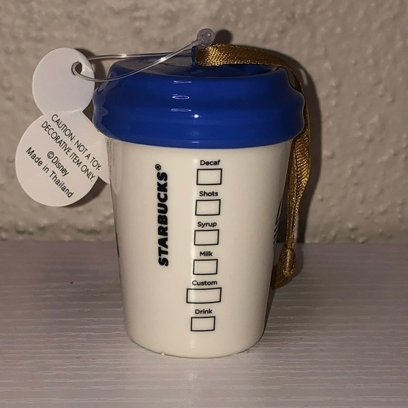 Walt Disney World Epcot Starbucks Ceramic Ornament - Picture 4 of 5